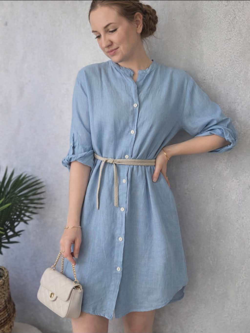 Sukienka lniana Copenhagen Luxe XL/XXL