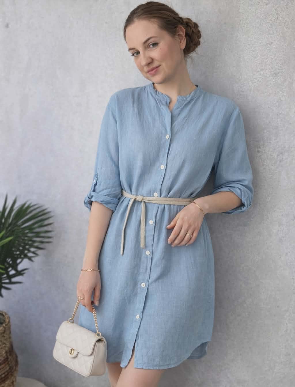 Sukienka lniana Copenhagen Luxe XL/XXL - obrazek 2